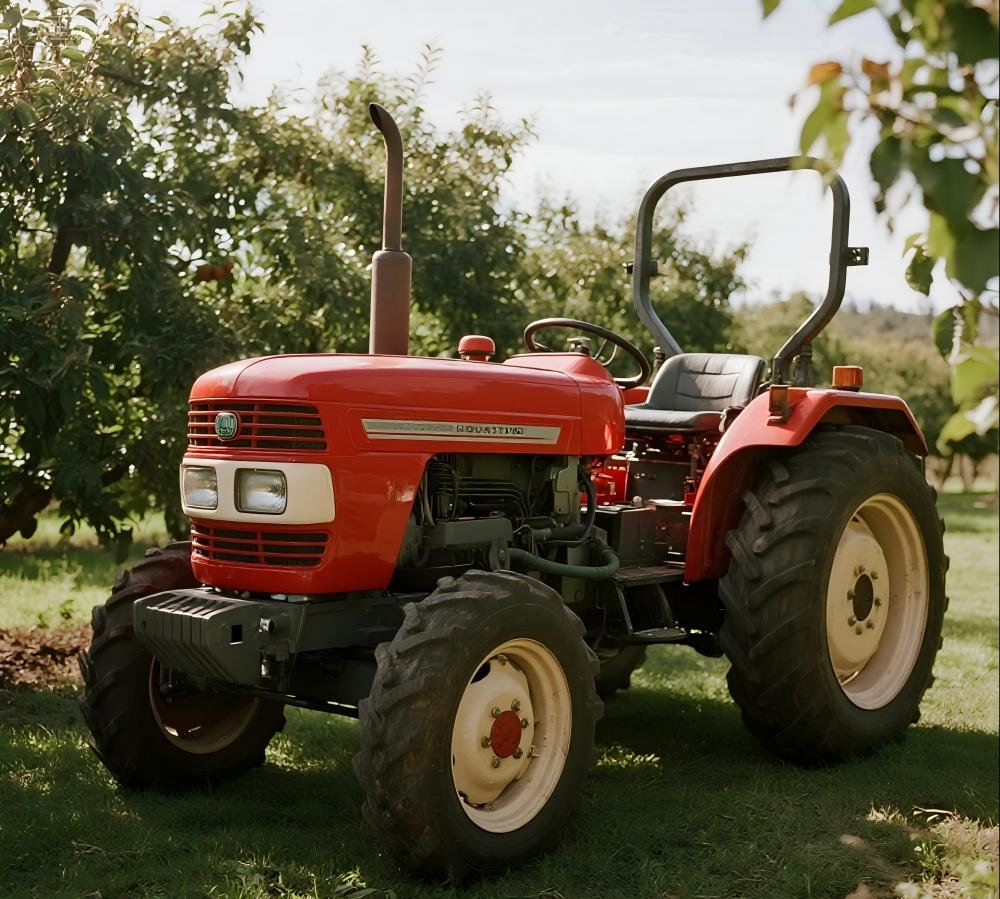 how much narrower is an orchard tractor