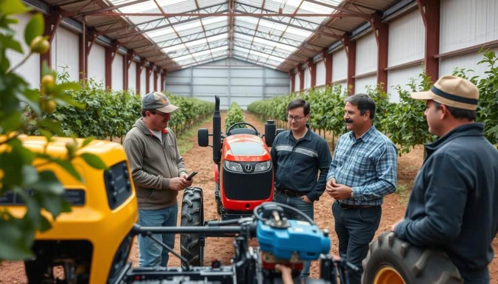 Agricultural technology innovation center in South America developing specialized orchard equipment